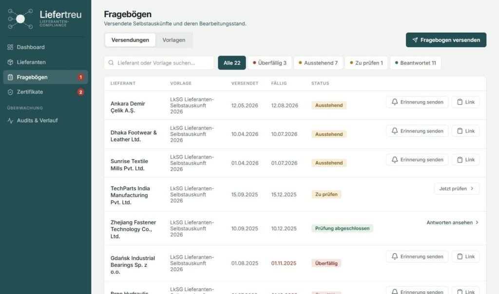 KI wertet Freitext aus, nicht nur Ja/Nein